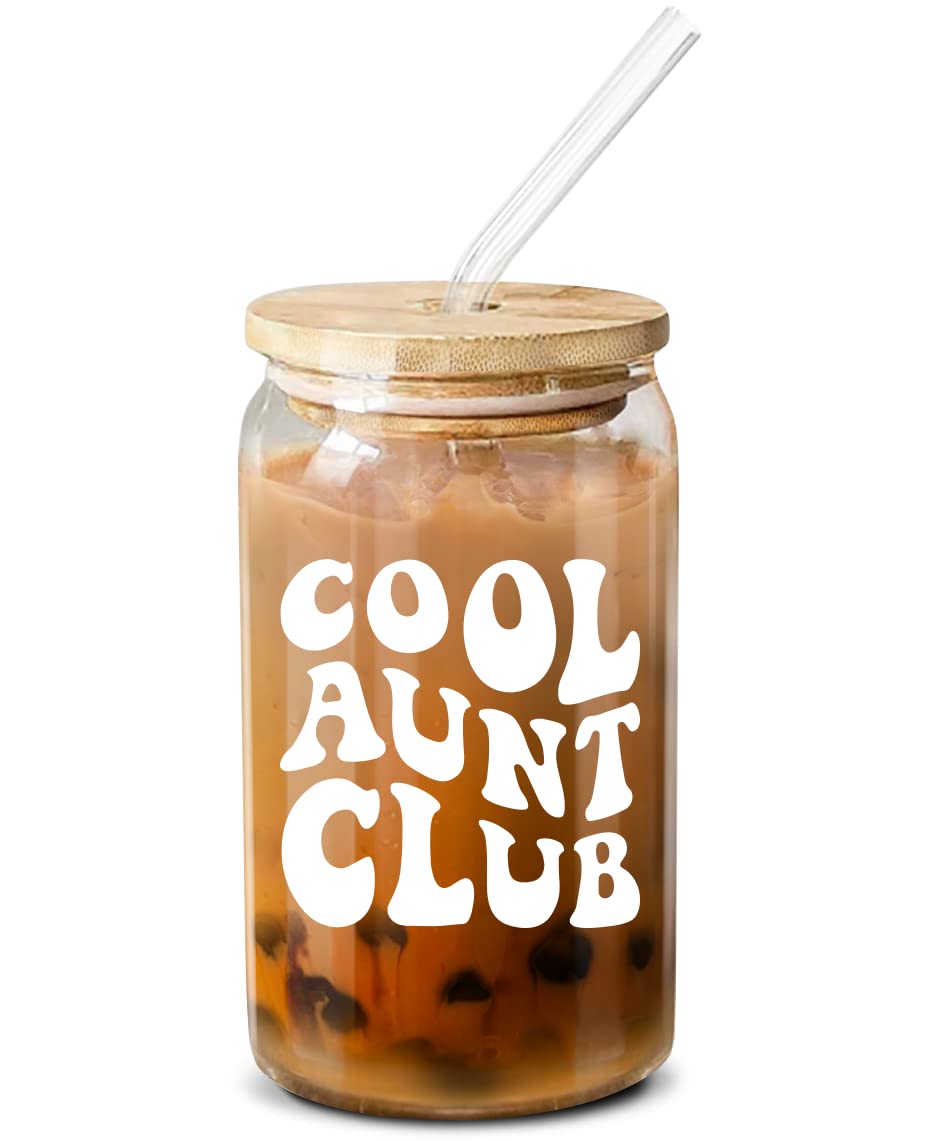 NewEleven taza de café 16 onzas con frase Club Genial para tía