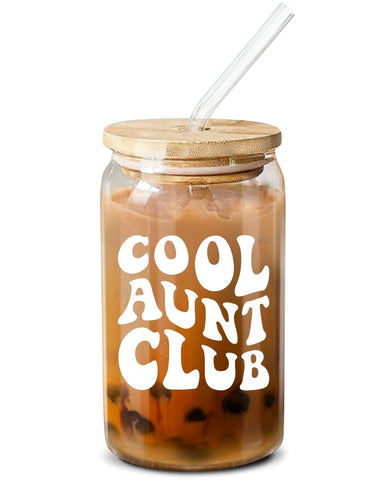 NewEleven taza de café 16 onzas con frase Club Genial para tía
