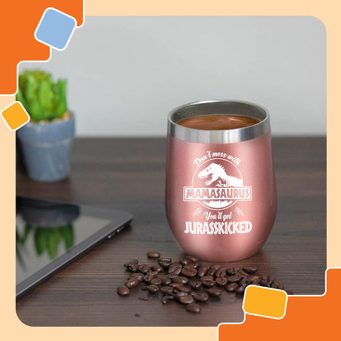 NewEleven taza térmica regalo envuelto, empaque listo para sorprender a mamá.