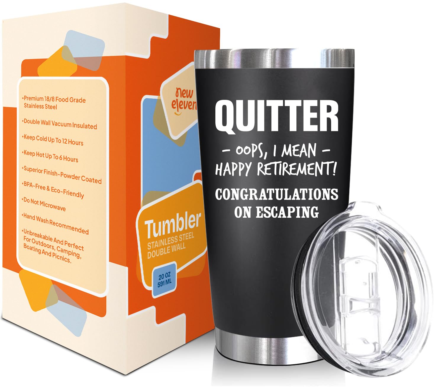 NewEleven Tumbler para despedida entre compañeros de jornada