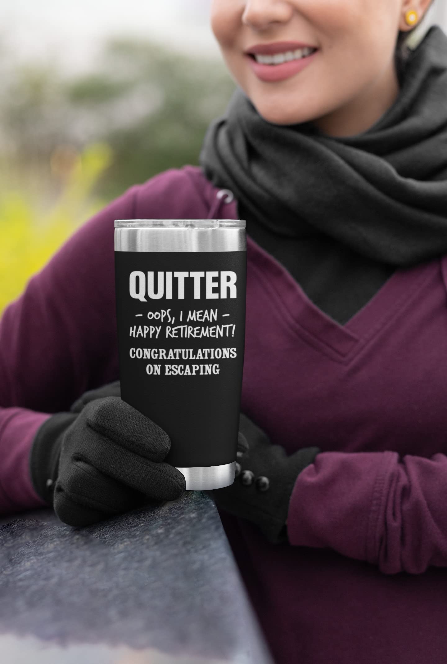 NewEleven Tumbler con doble pared para mantener bebidas frías o calientes