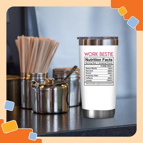 NewEleven vaso térmico 20 onzas ideal para bebidas frías en el escritorio