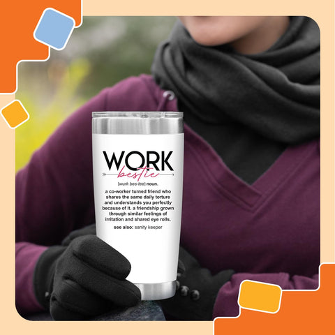 NewEleven vaso térmico 20 onzas para llevar al trabajo o viaje