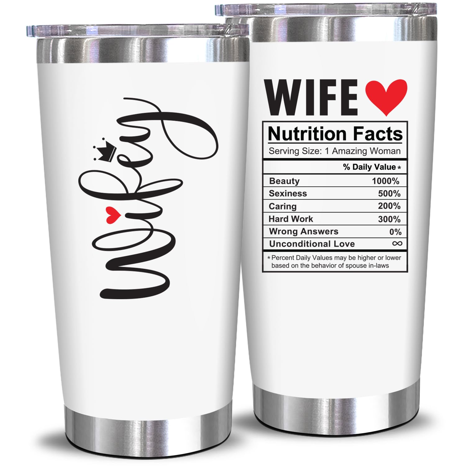 NewEleven vaso termico 20oz para Navidad, regalo elegante para ella.