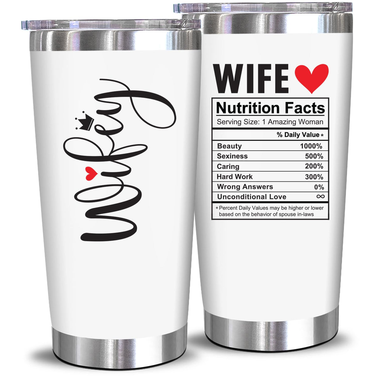 NewEleven vaso termico 20oz para Navidad, regalo elegante para ella.