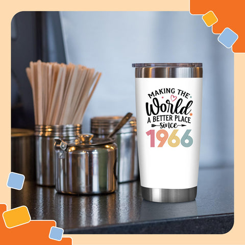 NewEleven vaso termico acero inoxidable 18/8, duradero y seguro para uso diario