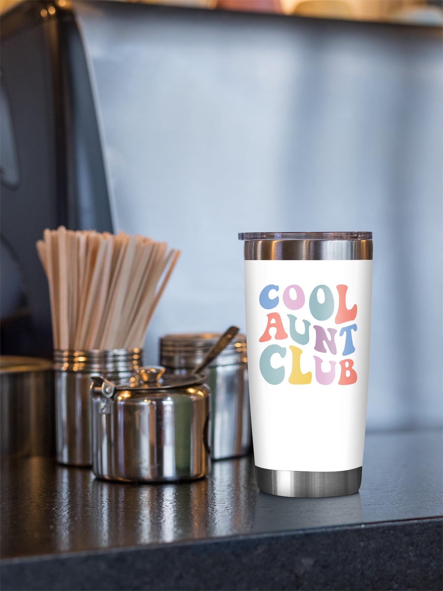 Vaso térmico de doble pared NewEleven mantiene la temperatura.