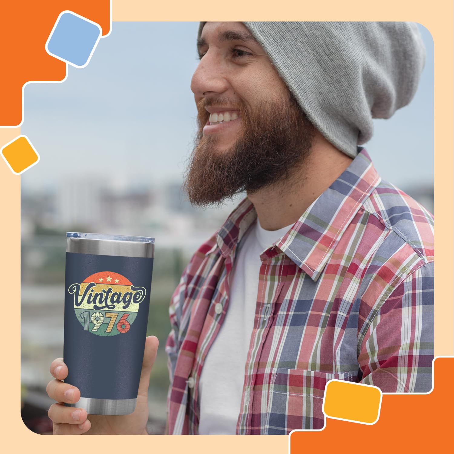 NewEleven vaso térmico en caja regalo, 20oz, listo para sorprender.