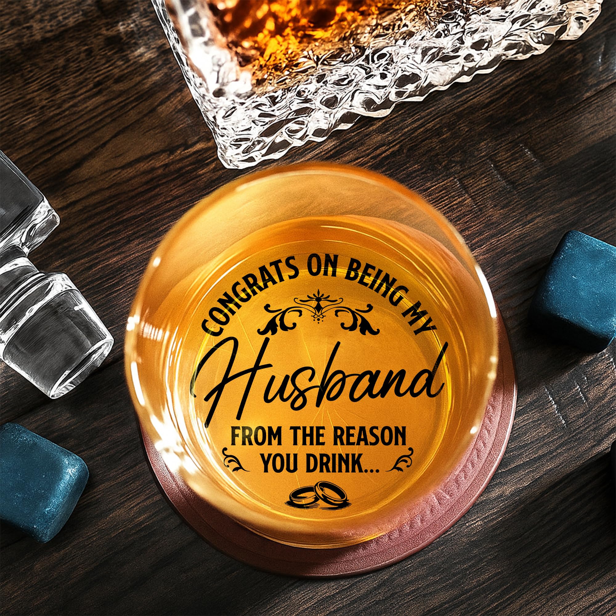NewEleven whisky glass envuelto para regalo, listo para sorprender.