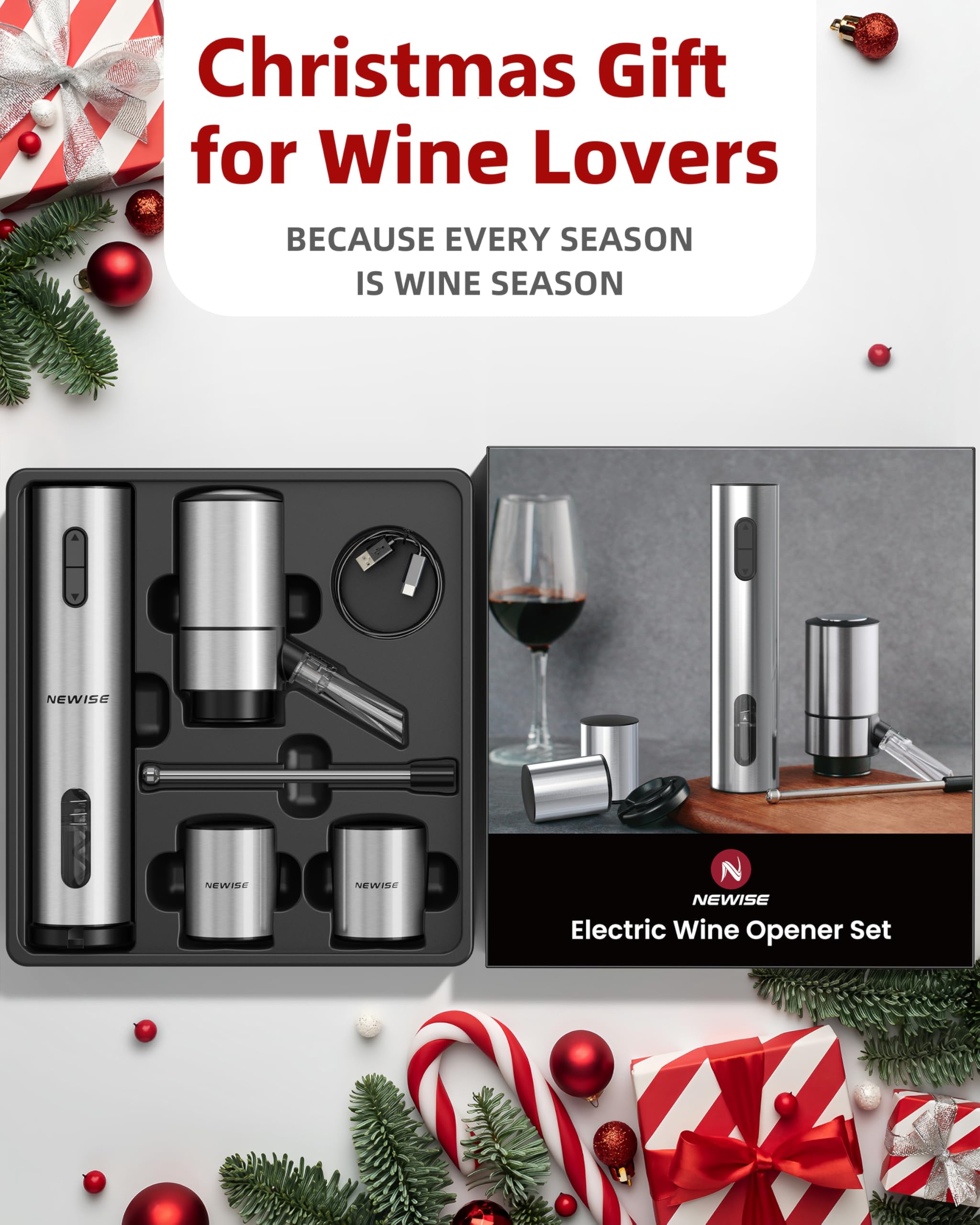 Newise aerador automático realza aromas y sabores en cada copa