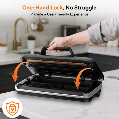 Newise cortador incorporado y almacenamiento de bolsas para flujo de trabajo eficiente