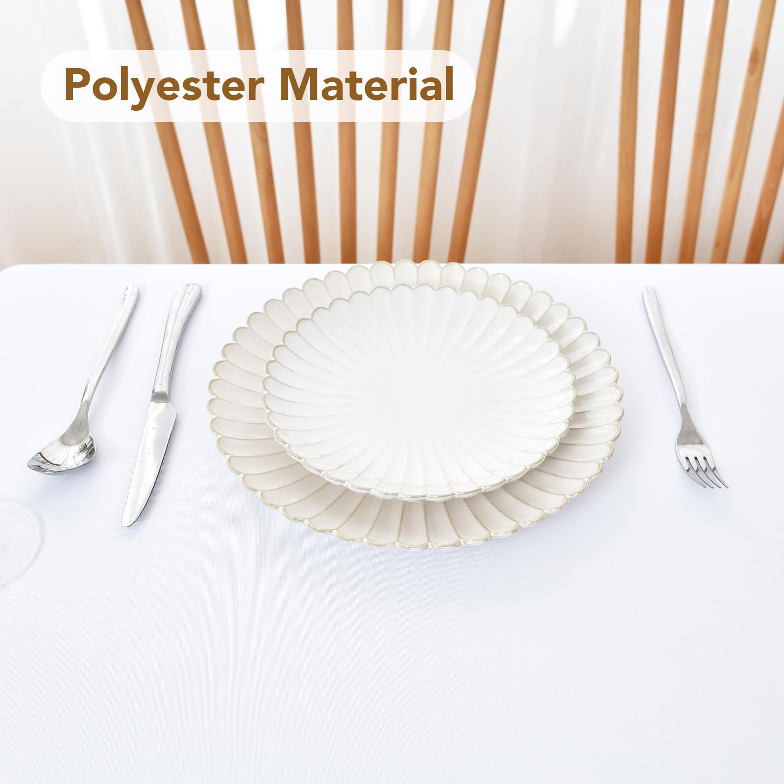 Ideal para bodas y fiestas con NEWISHER mantel ovalado