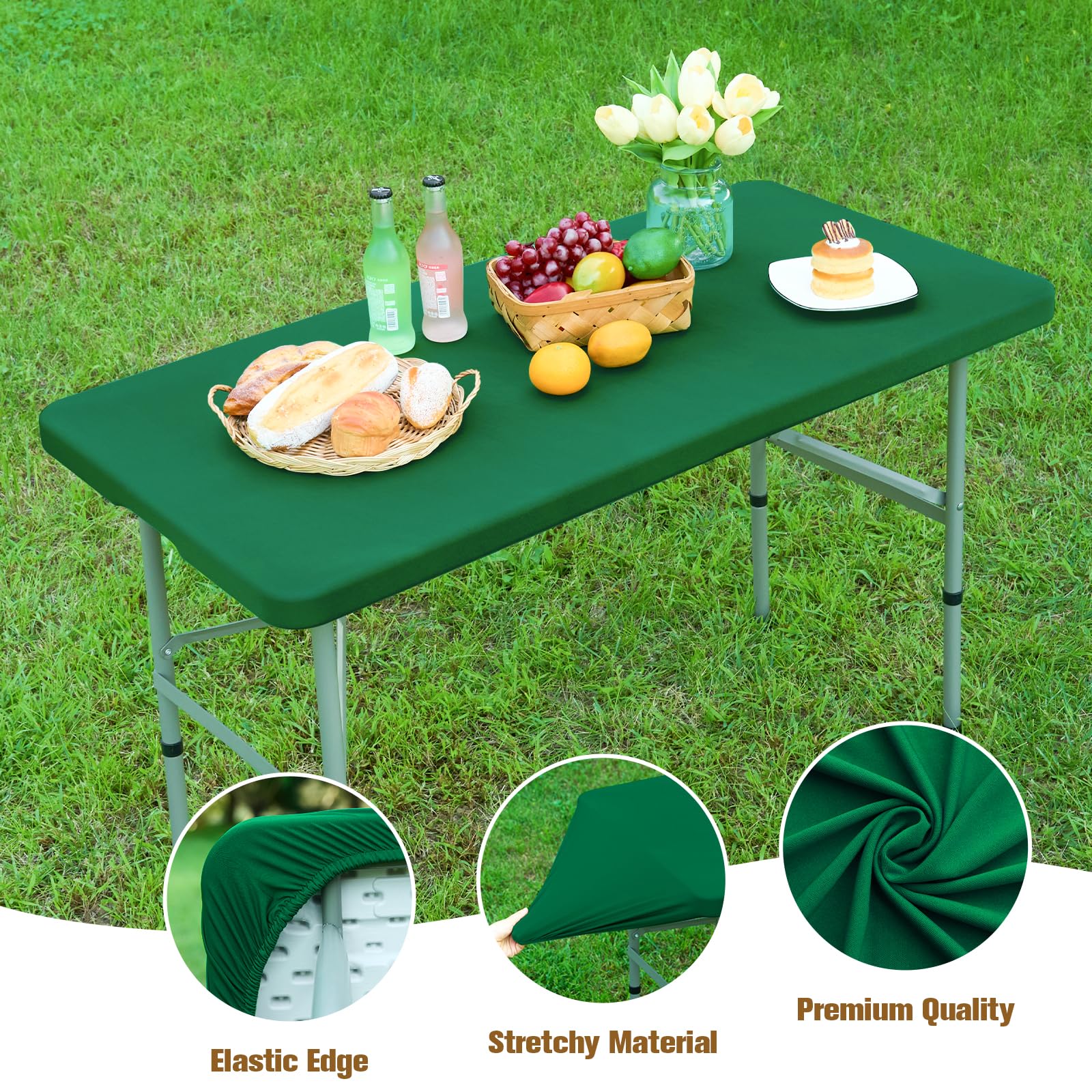 Mantel NEWISHER tacto suave y espandex para mayor comodidad.