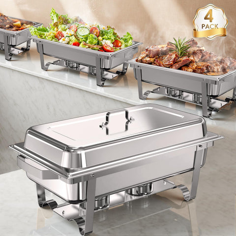 NEWKITCHEN fuentes-buffet 11 cuartos de galón, alta capacidad para buffets grandes.