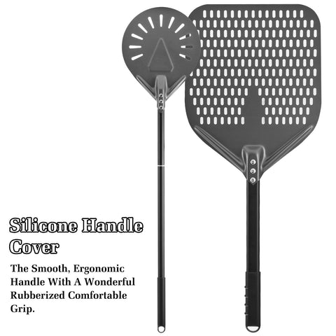 Newmeto pala con perforaciones reduce harina pegada al fondo