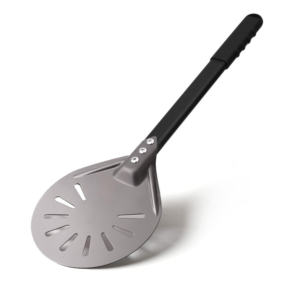Newmeto pala para pizza con cabeza perforada facilita deslizamiento