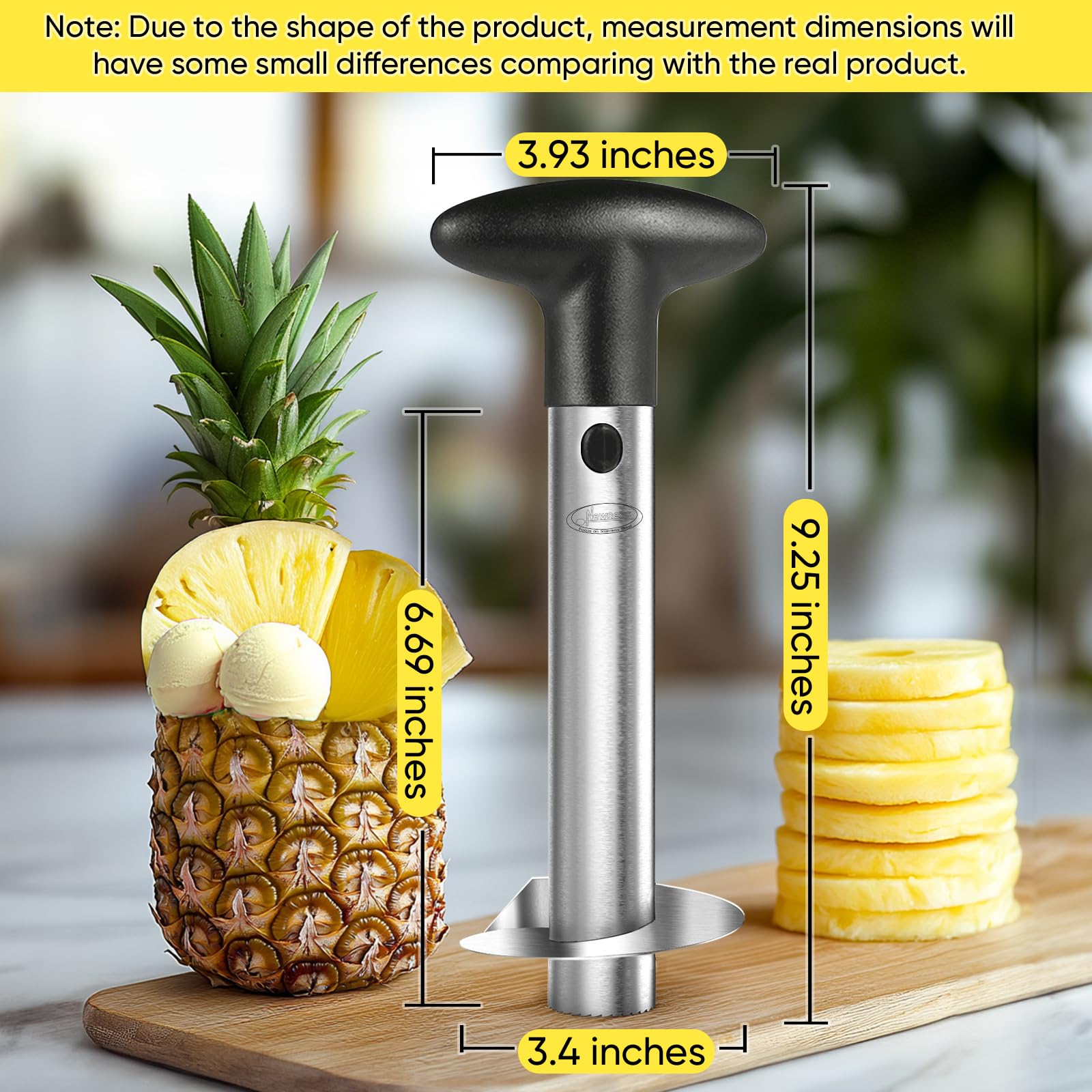 Newness cortador de piña, regalo ideal para anfitriones y fiestas.