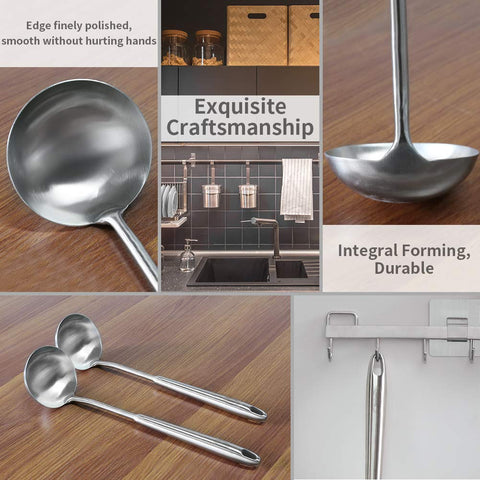 Newness forma integral del cucharón evita grietas para higiene