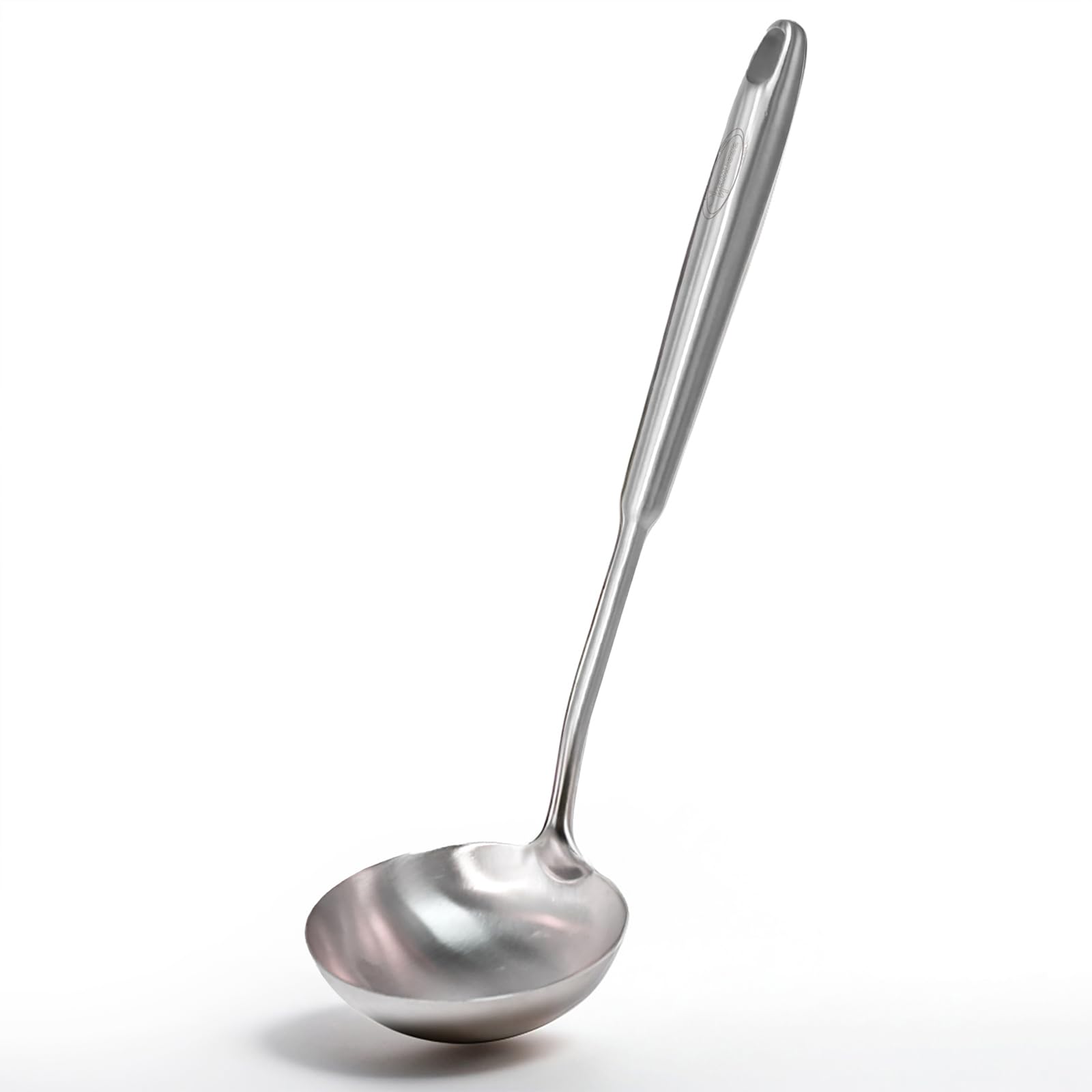 Newness Cucharón de sopa inoxidable profundo para caldos abundantes