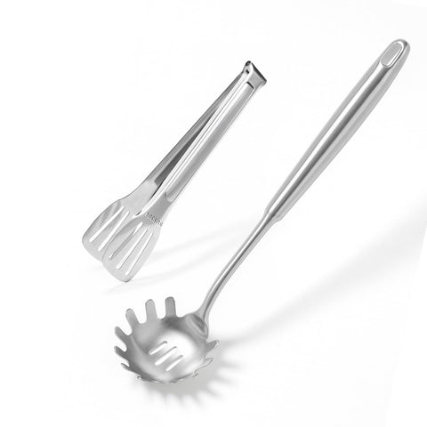 Newness tenedor espagueti con dientes, agarre firme para servir.