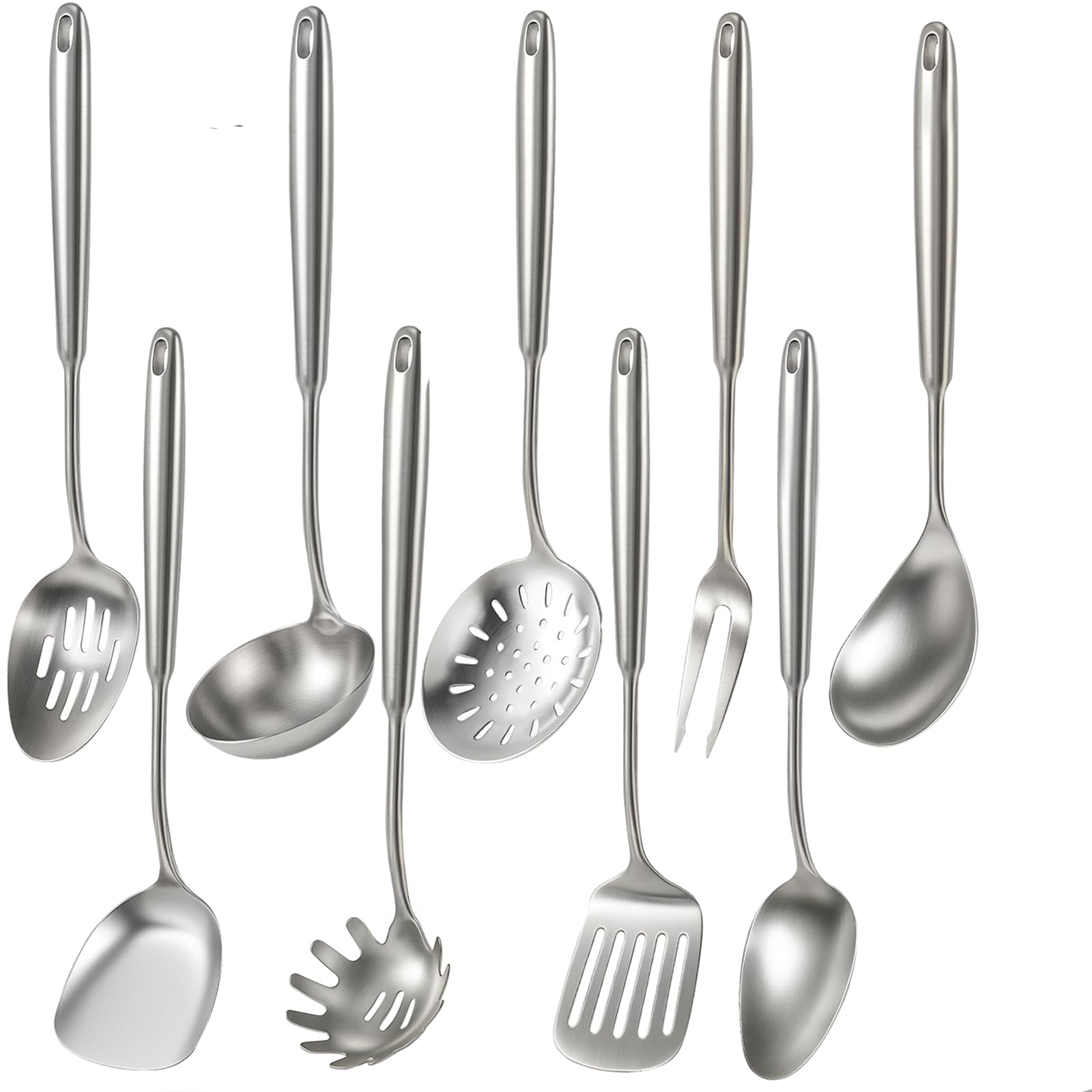 Newness cucharon-sopa: acero inoxidable 304 para servir sopa caliente sin goteos