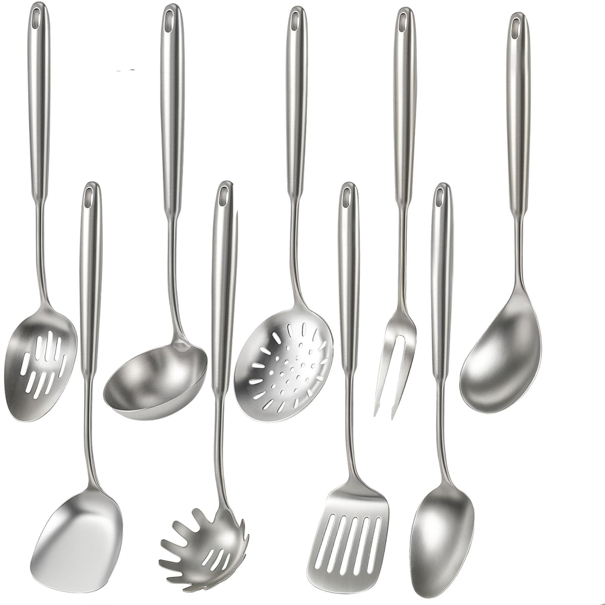 Newness cucharon-sopa: acero inoxidable 304 para servir sopa caliente sin goteos