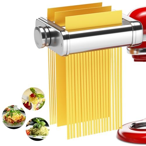 NEWSETS 3 en 1 montado en KitchenAid para pasta fresca en casa