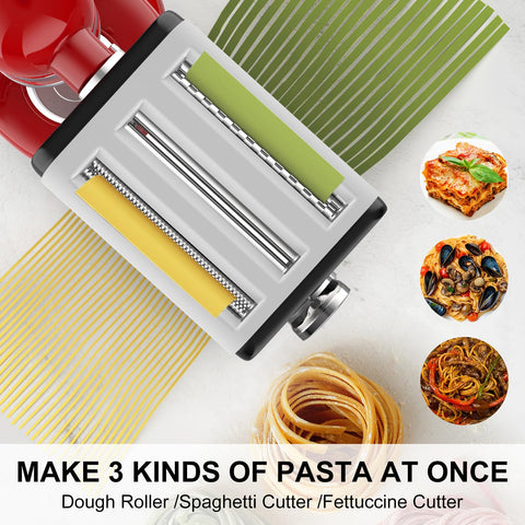 NEWSETS cortador espagueti para pasta casera con cortes uniformes