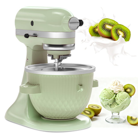 NEWSETS color verde claro destaca en la cocina para hacer helados
