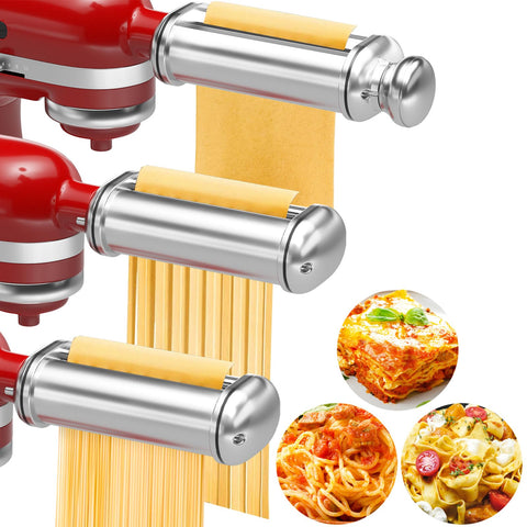 NEWSETS rodillo de masa: láminas uniforme para pasta fresca en casa