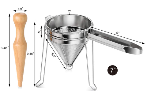 New Star Foodservice 42566: mazo de madera para prensar frutos y verduras.
