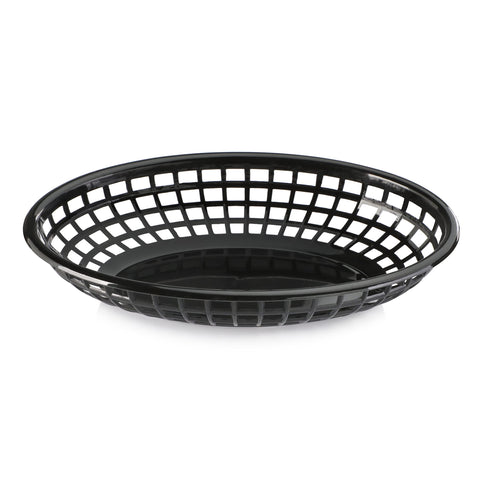 New Star 44140 bandeja oval negra apta para microondas.
