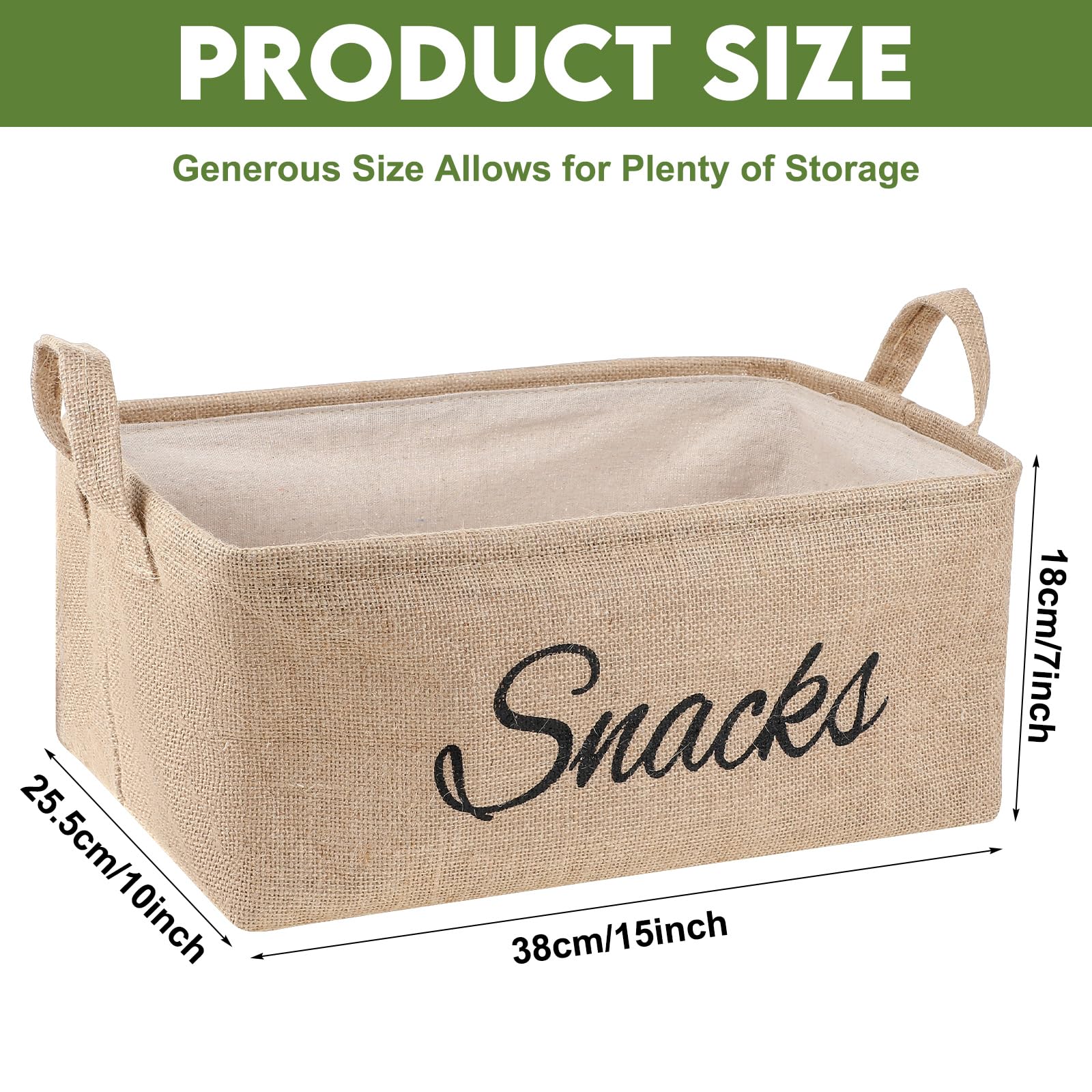 Newtay contenedor de snack durable en arpillera para uso diario