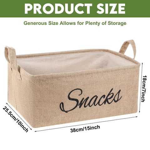 Newtay contenedor de snack durable en arpillera para uso diario
