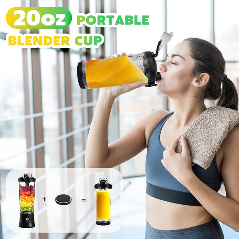 Tapa de botella deportiva NexaEase para llevar batidos con seguridad.