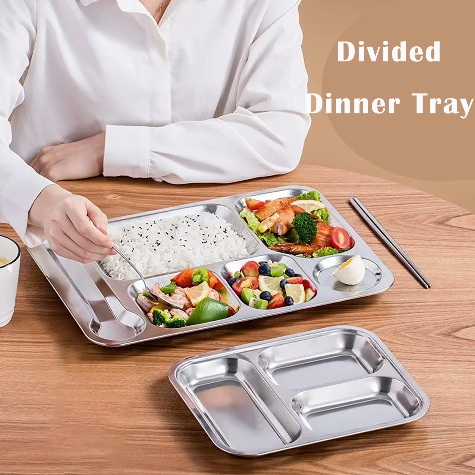 Nexboraque, plato dividido para picnic, distribución clara de porciones