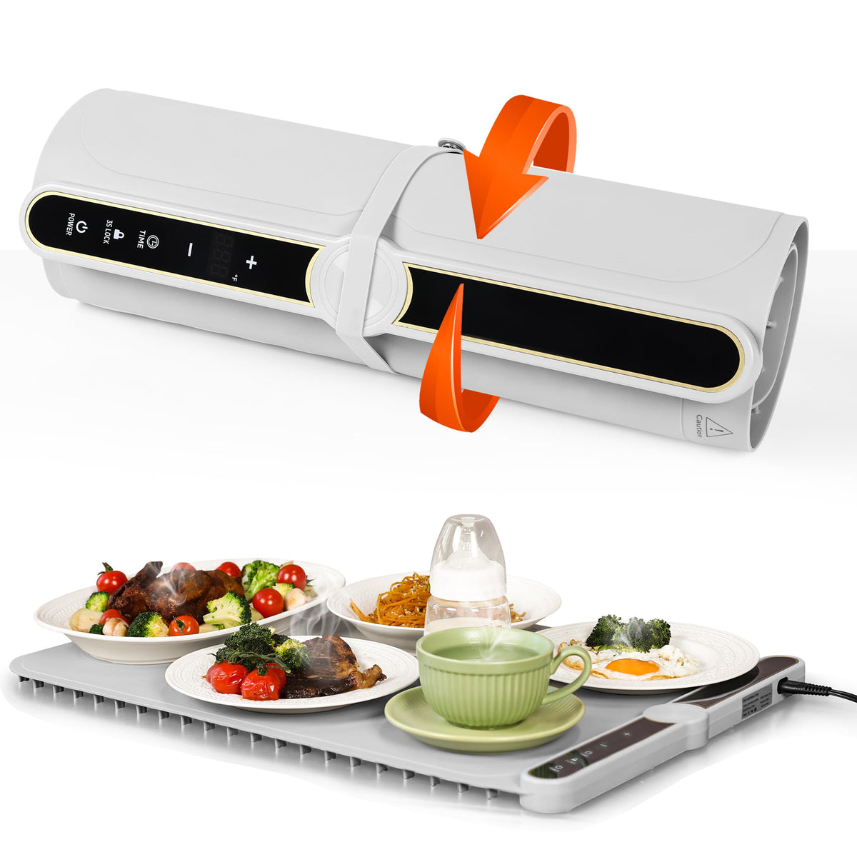 Nexo Kitchen Manta Calentadora: capacidad para 6 platos para comidas familiares.