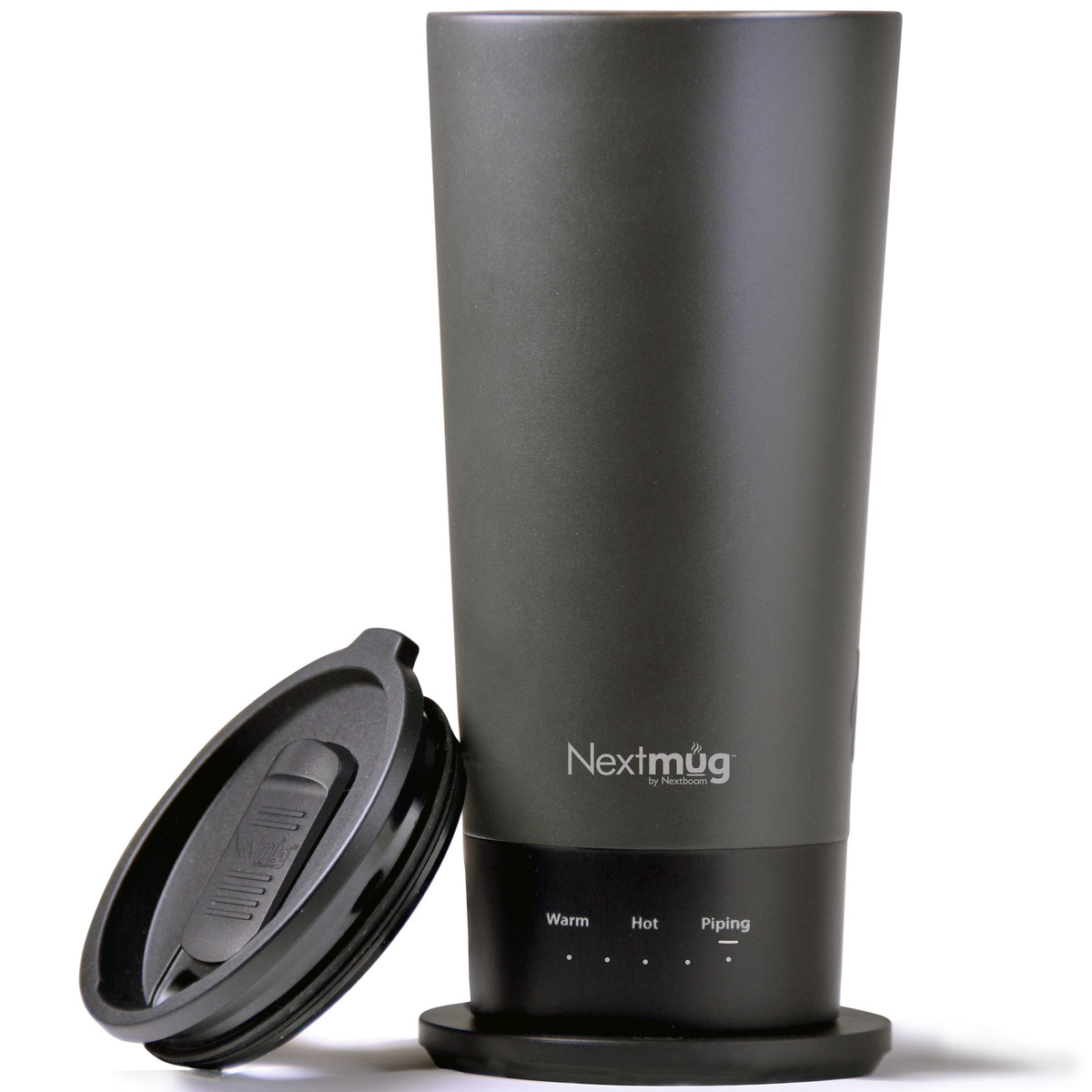 Nextmug Go con diseño compacto para viajes y bebidas calientes