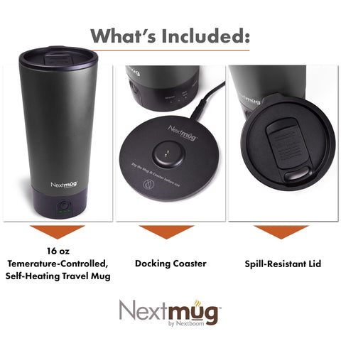 Nextmug Go destaca pantalla LED con temperatura en tiempo real