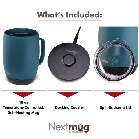 Estación de carga de Nextmug Plus mantiene la batería lista para largas jornadas