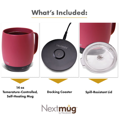 Tapa resistente a derrames de Nextmug para transporte seguro
