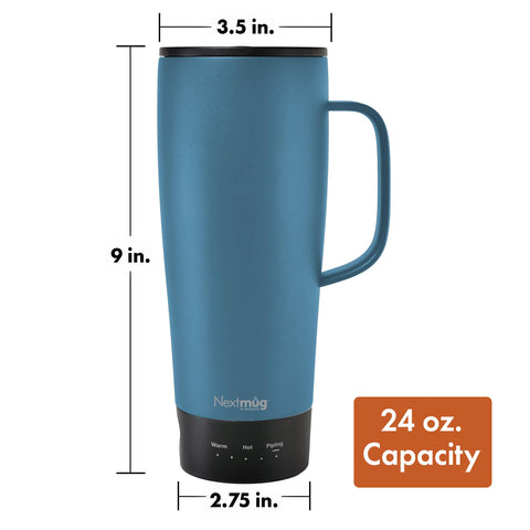 Diseño ergonómico de Nextmug Ultra para uso diario y cómodo