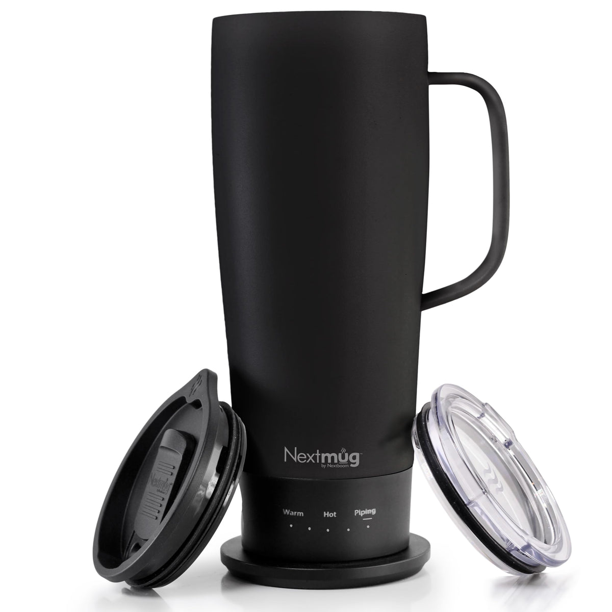 Nextmug Ultra en mesa, diseño elegante para uso diario.