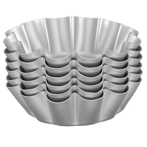 Neyauo moldes ensaymada 4,5 pulgadas para porciones consistentes