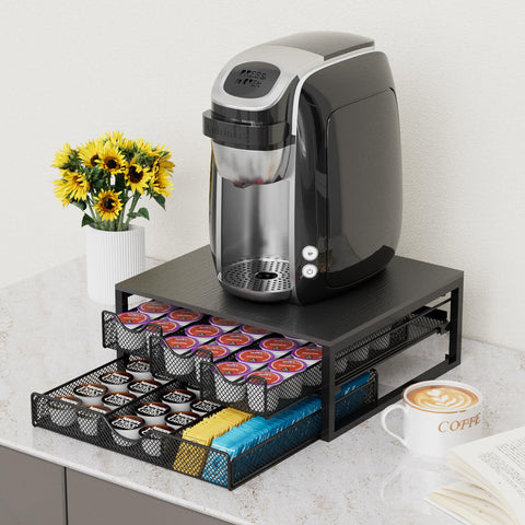 NEYCIL almacenamiento para 72 cápsulas, ideal para oficina o cocina del hogar.