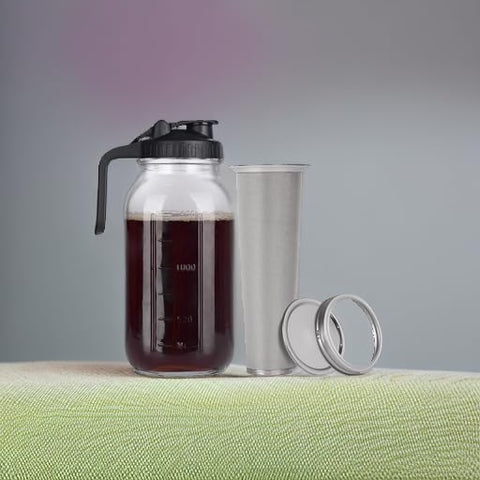 NFFTYUUT cristal-resistente: jarra duradera para uso diario en casa