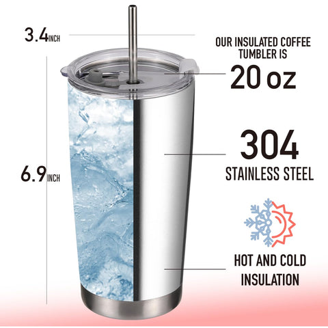 NGLIV tumbler con tapa y pajilla, práctico para bebidas en cualquier ocasión.