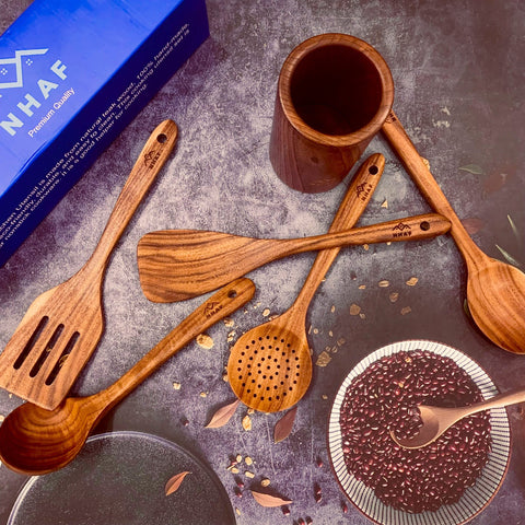 NHAF Bolsa de lona para utensilios, regalo práctico en la cocina