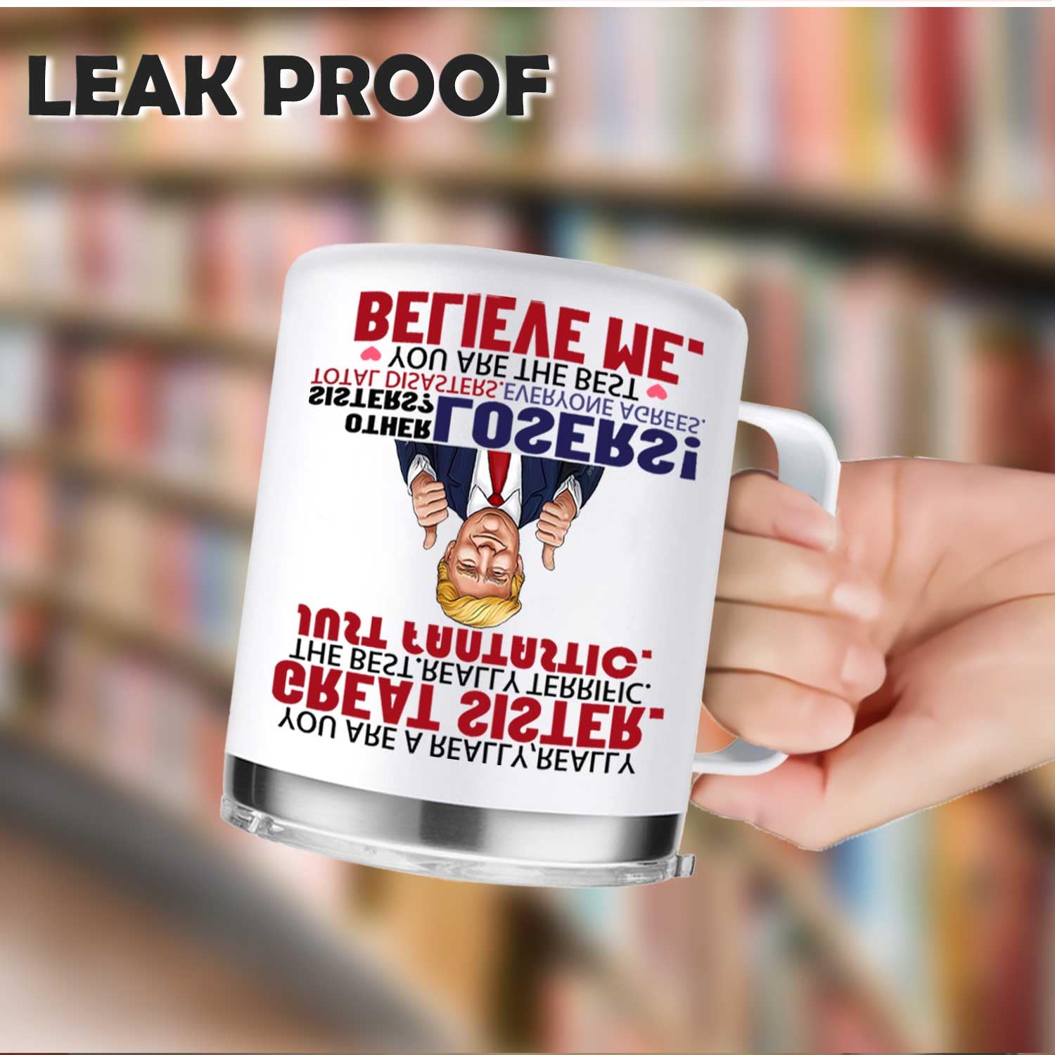 Taza NIAEIAIE para uso en casa o al aire libre.