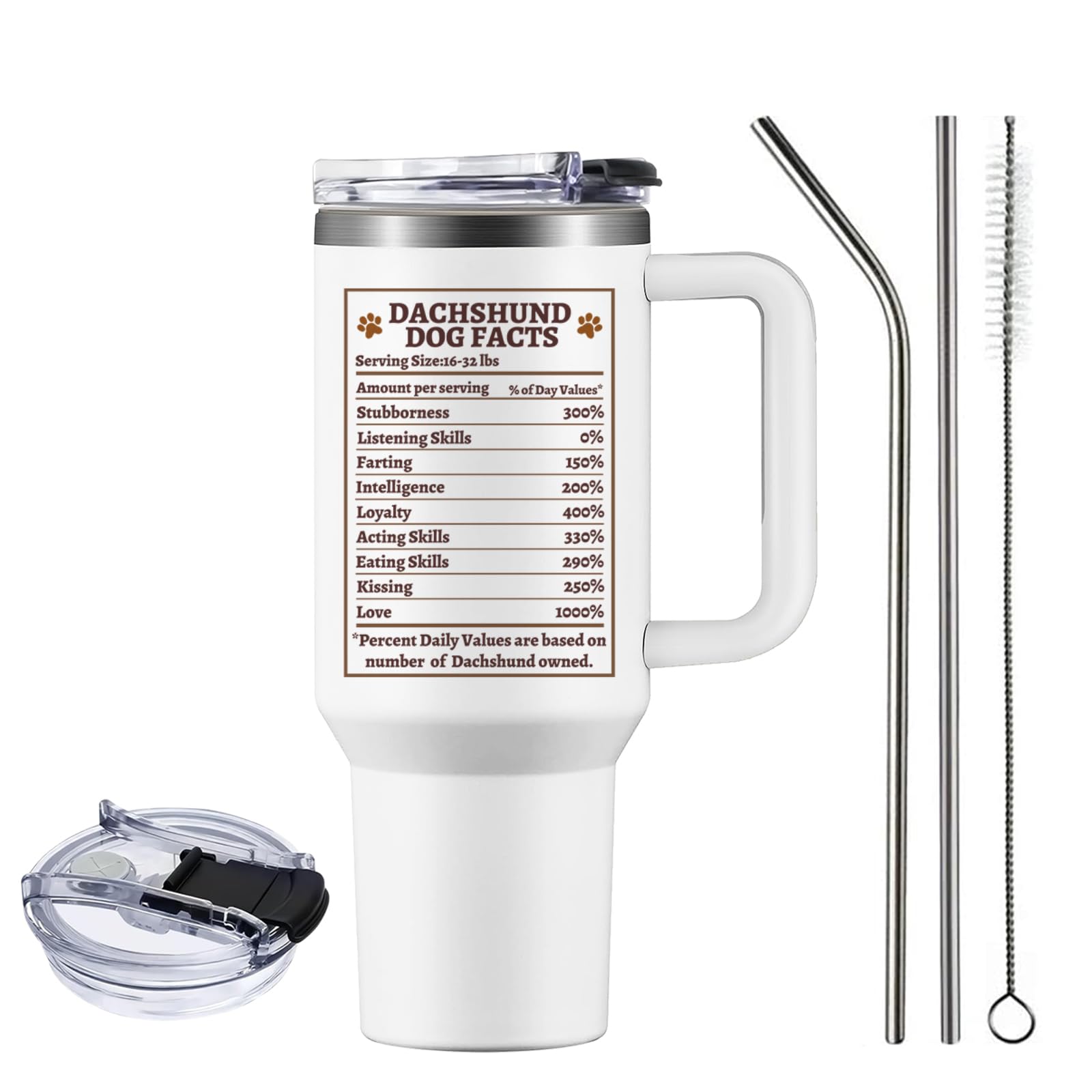 Taza NIAXAUYT con aislamiento doble para conservar bebidas frías o calientes.